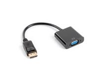 Opakowanie Adapter Lanberg AD-0002-BK (DisplayPort M - D-Sub (VGA) F; 0,20m; kolor czarny)