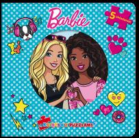 Okładka książki Barbie. Książka z puzzlami