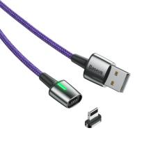 Opakowanie BASEUS CALXC-B05 KABEL MAGNETYCZNY LIGHTNING ZINC 1.5A 2M (FIOLETOWY)