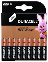 Opakowanie Bateria alkaliczna DURACELL AAA/LR03 18szt