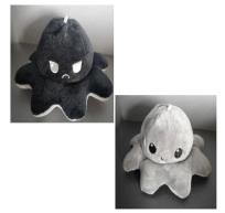 Opakowanie Brelok - ośmiornica czarno-szara