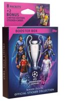 Opakowanie Champions League UEFA Booster Box z Naklejkami