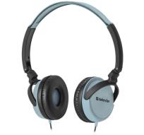 Opakowanie DEFENDER SŁUCHAWKI PRZEWODOWE Z MIKROFONEM ACCORD 160 CZARNO-NIEBIESKIE 4-PIN MINI-JACK 3,5 MM 63161