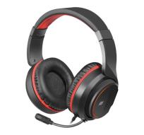 Opakowanie DEFENDER SŁUCHAWKI Z MIKROFONEM APEX CZARNO-CZERWONE 64525