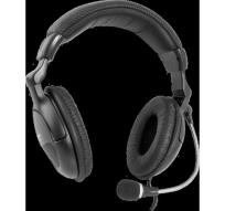 Opakowanie DEFENDER SŁUCHAWKI Z MIKROFONEM ORPHEUS HN-898 KABEL 3M CZARNE 63898