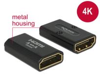 Opakowanie DELOCK ADAPTER HDMI (F) -> HDMI (F) BECZKA CZAARNY 4K 65659