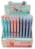 Opakowanie Długopis automatyczny Kotek 0.7mm nieb. (50szt)