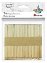 Opakowanie Drewniane patyczki naturalne proste 10x93mm 100szt