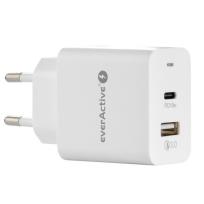 Opakowanie EVERACTIVE ŁADOWARKA SIECIOWA USB/USB-C PD 18W SC350Q