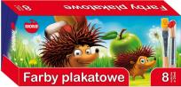 Opakowanie Farby plakatowe 8 kolorów 20ml MONA