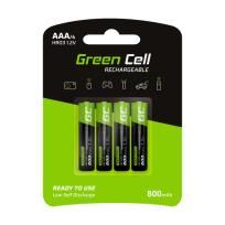 Opakowanie GREEN CELL AKUMULATORKI PALUSZKI 4X AAA R3 800MAH