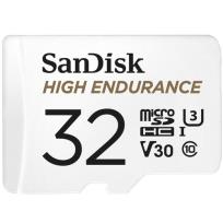 Opakowanie High Endurance microSDHC 32GB V30 z adapterem (rejestratory i monitoring)