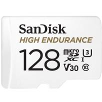 Opakowanie High Endurance microSDXC 128GB V30 z adapterem (rejestratory i monitoring)