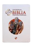 Okładka książki Ilustrowana Biblia pierwszego Kościoła, biała