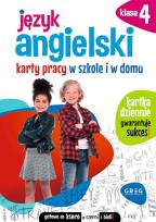 Okładka książki Język angielski. Karty pracy w szkole i w domu. Klasa 4
