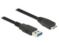 Opakowanie Kabel DELOCK 85071 (USB 3.0 M - Micro USB typu B M; 0,50m; kolor czarny)