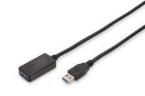 Opakowanie Kabel DIGITUS DA-73104 (USB M - USB F; 5m; kolor czarny)