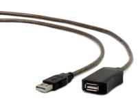 Opakowanie Kabel GEMBIRD UAE-01-5M (USB 2.0 M - USB 2.0 F; 5m; kolor czarny)