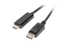 Opakowanie Kabel Lanberg CA-DPHD-10CC-0030-BK (DisplayPort M - HDMI M; 3m; kolor czarny)