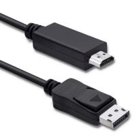 Opakowanie Kabel Qoltec 50441 (DisplayPort M - HDMI M; 2m; kolor czarny)