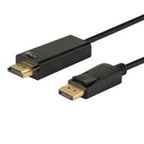 Opakowanie Kabel SAVIO CL-56 (HDMI M - DisplayPort M; 1,5m; kolor czarny)