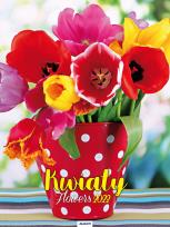 Opakowanie Kalenadarz 2022 ścienny mały Kwiaty KSMS6