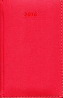Opakowanie Kalendarz 2016 A6 książkowy czerwony