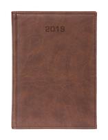 Opakowanie Kalendarz 2019 A5 dzienny Vivella ciemny brąz