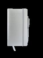 Opakowanie Kalendarz 2022 Lux V5 DL tygodniowy srebrny KKDLTL