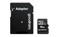 Opakowanie Karta pamięci GoodRam M1AA-0160R12 (16GB; Class 10, Class U1; Adapter, Karta pamięci)