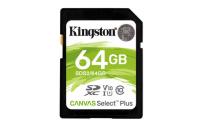 Opakowanie Karta pamięci Kingston Canvas Select Plus SDS2/64GB (64GB; Class U1, V10; Karta pamięci)