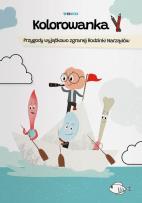 Okładka książki Kolorowanka. Przygody wyjątkowo zgranej Rodzinki..