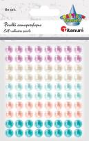 Opakowanie Kryształki samoprzylepne perełki 8mm mix 80szt