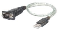 Opakowanie MANHATTAN KONWERTER ADAPTER USB NA RS232/COM/DB9 M