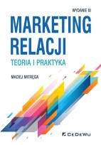 Okładka książki Marketing relacji - teoria i praktyka w.3
