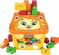 Opakowanie Mega Bloks. Wesoły lew z klockami