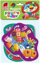 Opakowanie Miękkie magnetyczne puzzle Lew i Hipopotam