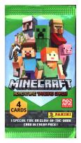 Opakowanie Minecraft Adventure Trading Cards Saszetka 4 sztuki