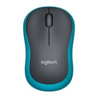 Opakowanie Mysz bezprzewodowa Logitech M185 910-002236 (optyczna; 1000 DPI; kolor niebieski)