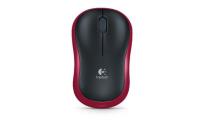Opakowanie Mysz bezprzewodowa Logitech M185 910-002237 (optyczna; 1000 DPI; kolor czerwony)