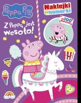 Okładka książki Naklejki na numerki. Z Peppą jest wesoło!