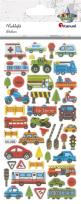 Opakowanie Naklejki wypukłe pojazdy mix 45szt