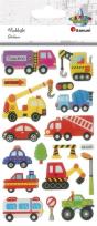 Opakowanie Naklejki wypukłe pojazdy użytkowe mix 17szt