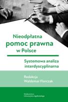 Okładka książki Nieodpłatna pomoc prawna w Polsce