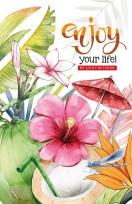 Opakowanie Notatnik ozdobny 105x165/64K kratka TW Kwiaty