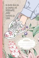 Opakowanie Notatnik ozdobny 143x210/64K kratka Buty