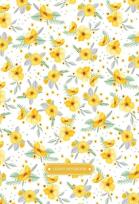 Opakowanie Notatnik ozdobny 143x210/96K kratka Kwiaty