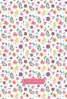 Opakowanie Notatnik ozdobny 143x210/96K kratka Kwiaty