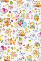 Opakowanie Notatnik ozdobny 143x210/96K kratka Zwierzaki