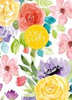 Opakowanie Notatnik ozdobny 145x197/160K kratka TW Kwiaty
